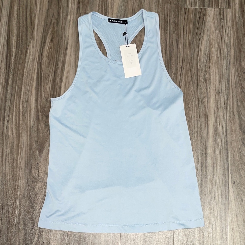 •NWT• Thrive Societe Fog Blue Tank